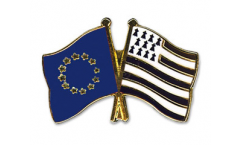 Europe - Bretagne Friendship Flag Pin, Badge - 22 mm