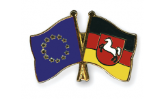 Europe - Niedersachsen Friendship Flag Pin, Badge - 22 mm