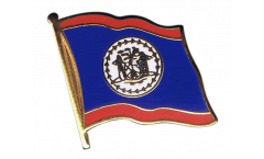 Belize Flag Pin, Badge - 1 x 1 inch