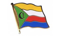 Comoros Flag Pin, Badge - 1 x 1 inch