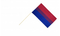 Bi Pride Hand Waving Flag