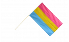 Pansexuel Hand Waving Flag