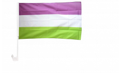Genderqueer Pride Car Flag - 12 x 16 inch