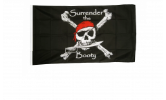 Pirate Surrender the Booty Flag with sleeve