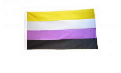 Non-binary Flag with sleeve