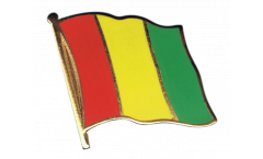 Guinea Flag Pin, Badge - 1 x 1 inch