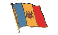 Moldova Flag Pin, Badge - 1 x 1 inch