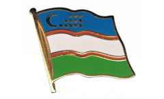 Uzbekistan Flag Pin, Badge - 1 x 1 inch
