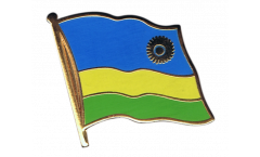 Rwanda Flag Pin, Badge - 1 x 1 inch