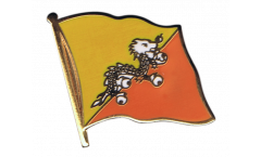 Bhutan Flag Pin, Badge - 1 x 1 inch