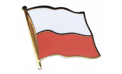 Poland Flag Pin, Badge - 1 x 1 inch