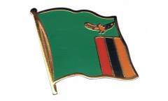Zambia Flag Pin, Badge - 1 x 1 inch