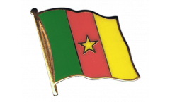 Cameroon Flag Pin, Badge - 1 x 1 inch