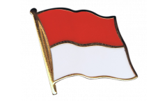 Monaco Flag Pin, Badge - 1 x 1 inch