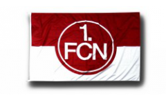 1. FC Nürnberg Logo red-white Flag - 3.3 x 5 ft. / 100 x 150 cm