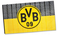 Borussia Dortmund Writing    Flag - 5 x 8 ft. / 150 x 250 cm