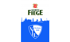 VfL Bochum VfL und Fiege Flag - 3.3 x 5 ft. / 100 x 150 cm
