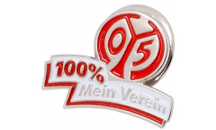 1. FSV Mainz 05 100 % Mein Verein Pin, Badge - 0.6 x 1 inch