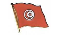 Tunisia Flag Pin, Badge - 1 x 1 inch