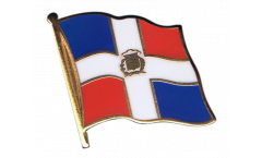 Dominican Republic Flag Pin, Badge - 1 x 1 inch