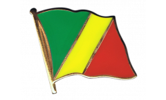 Congo Flag Pin, Badge - 1 x 1 inch