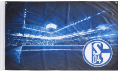 FC Schalke 04 Flag - 3 x 4.5 ft. / 90 x 140 cm