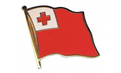 Tonga Flag Pin, Badge - 1 x 1 inch