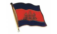 Cambodia Flag Pin, Badge - 1 x 1 inch