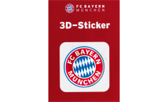 FC Bayern München Logo Sticker - 2.35 x 2.35 inch