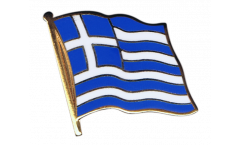 Greece Flag Pin, Badge - 1 x 1 inch