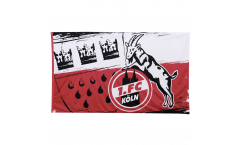 1. FC Köln Wappen Flag - 4 x 5 ft. / 120 x 180 cm