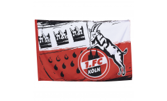 1. FC Köln Wappen Flag - 3.3 x 5 ft. / 100 x 150 cm