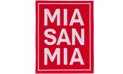 FC Bayern München Mia San Mia Patch, Badge - 2 x 4 inch