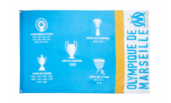 Olympique Marseille Palmarès Flag - 3 x 5 ft. / 90 x 150 cm