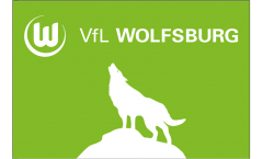 VfL Wolfsburg Wolves Flag - 4 x 5 ft. / 120 x 180 cm