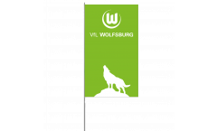 VfL Wolfsburg Wolves Flag - 4 x 10 ft. / 120 x 300 cm