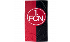 1. FC Nürnberg Logo red-black Flag - 4 x 8 ft. / 120 x 250 cm