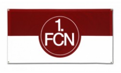 1. FC Nürnberg Logo red-white Flag - 3 x 4.5 ft. / 70 x 140 cm