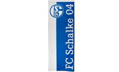 FC Schalke 04 Blau und Weiß  Flag - 5 x 13 ft. / 150 x 400 cm