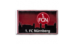 1. FC Nürnberg Burg rot-schwarz Flag - 3.3 x 5 ft. / 100 x 150 cm