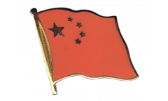 China Flag Pin, Badge - 1 x 1 inch