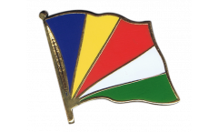 Seychelles Flag Pin, Badge - 1 x 1 inch