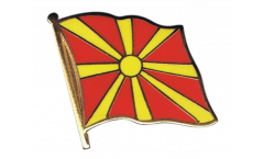 North Macedonia Flag Pin, Badge - 1 x 1 inch