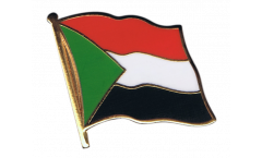 Sudan Flag Pin, Badge - 1 x 1 inch