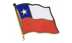 Chile Flag Pin, Badge - 1 x 1 inch