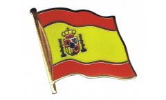 Spain Flag Pin, Badge - 1 x 1 inch