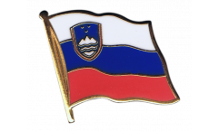 Slovenia Flag Pin, Badge - 1 x 1 inch