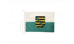 Germany Saxony Boat Flag - 12 x 16 inch