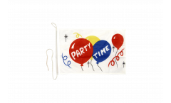 Party Time Boat Flag - 12 x 16 inch