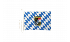 Germany Bavaria with coat of arms Boat Flag - 12 x 16 inch